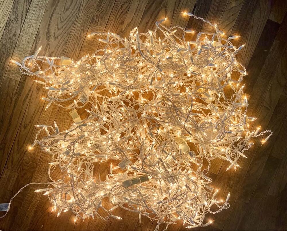 6 Sets Christmas Icicle Lights 16 ft Each Outdoor Holiday Lights
